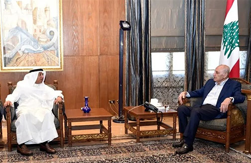 عين التينة تجمع بري والسفير الكويتي... بحث في المستجدات وتعزيز التعاون بين البلدين