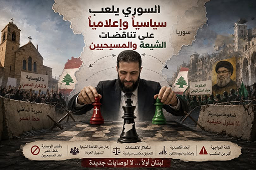 السوري يلعب سياسياً وإعلامياً على تناقضات الشيعة والمسيحيين