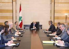 ميقاتي يستقبل وزير الطاقة والمياه والمدير العام لمؤسسة كهرباء لبنان  والمدير الاقليمي في البنك الدولي