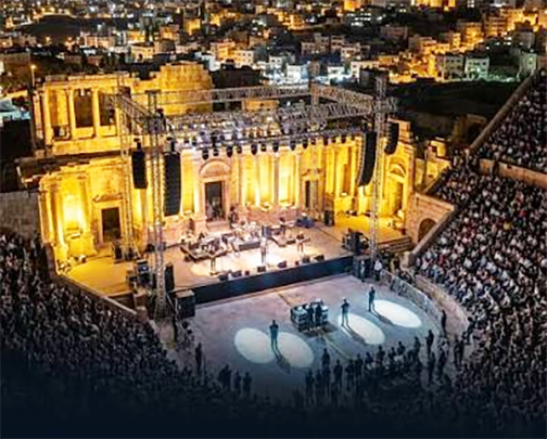 مهرجان جرش يختتم فعاليات دورته الأربعين