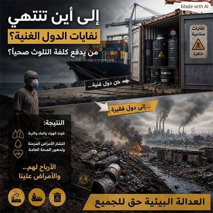إلى أين تنتهي نفايات الدول الغنية؟ ومن يدفع كلفة التلوث صحياً؟