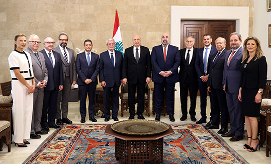 رئيس الجمهورية أمام وفد نقابة أصحاب الفنادق: إجراءات لتحسين الأوضاع وتعزيز المناعة الوطنية