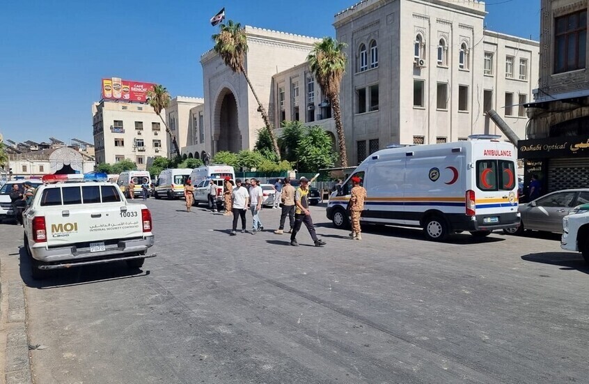 سوريا.. ارتفاع حصيلة ضحايا تفجير المقهى بدمشق إلى 10 قتلى و21 جريحاً