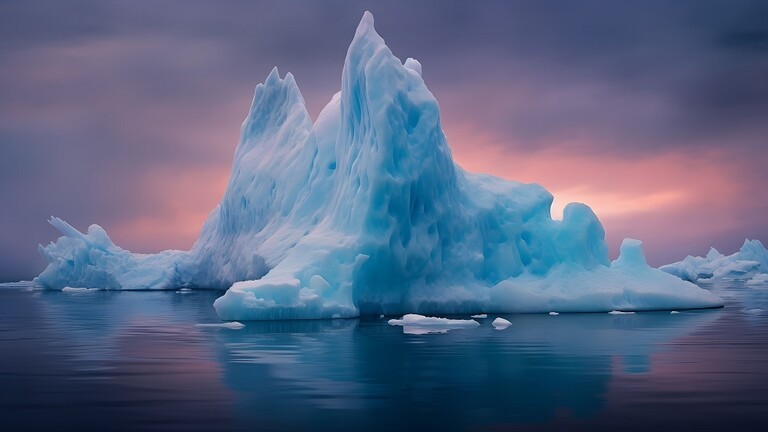 جبل جليدي ضخم ينجرف إلى ما وراء مياه القطب الجنوبي بعد أن ظل ثابتا لمدة 3 عقود