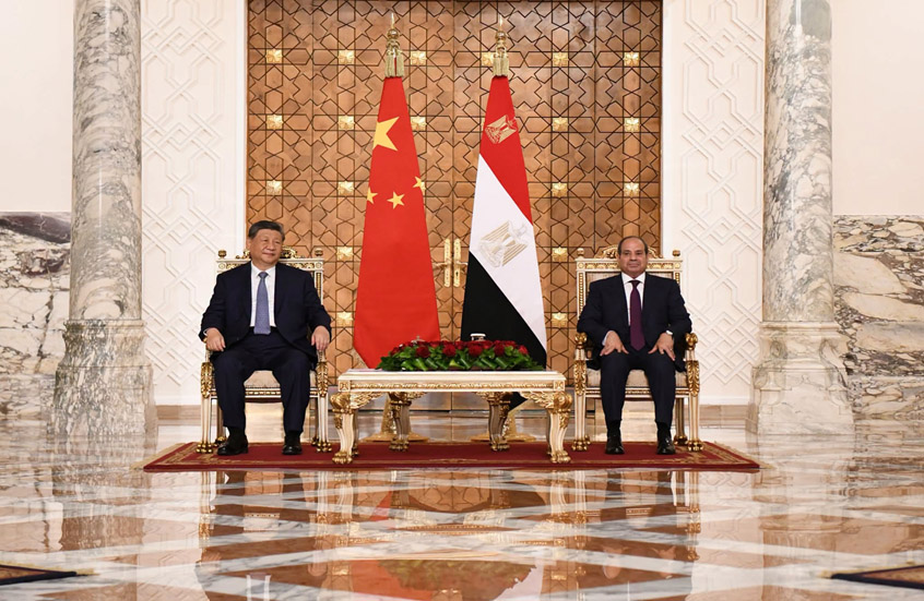 السيسي لشي جين بينغ: تايوان جزء لا يتجزأ من أراضي الصين