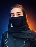 غ