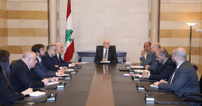 لقاء لبناني أممي في السرايا برئاسة ميقاتي بحث في سبل معالجة القضايا المتصلة بملف النازحين