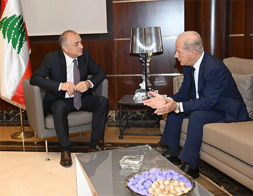 المفاوضات الأميركية - اللبنانية في صلب لقاء بو صعب والسفير الأميركي