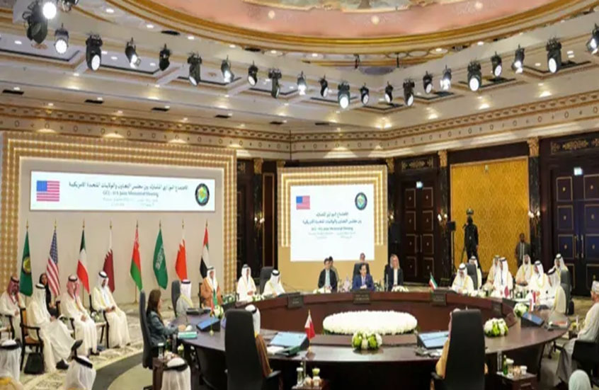  بيان خليجي أميركي يشدد على حرية الملاحة في هرمز 