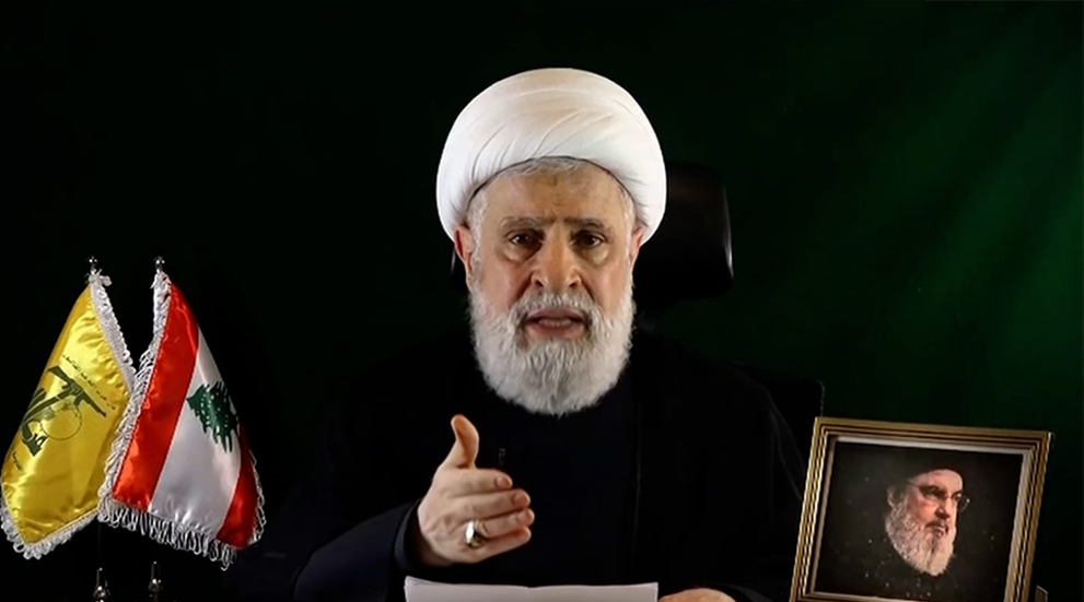 نعيم قاسم: وقف إطلاق النار يعني وقف العدوان بشكل كامل تمهيدا لانسحاب العدو من أرضنا